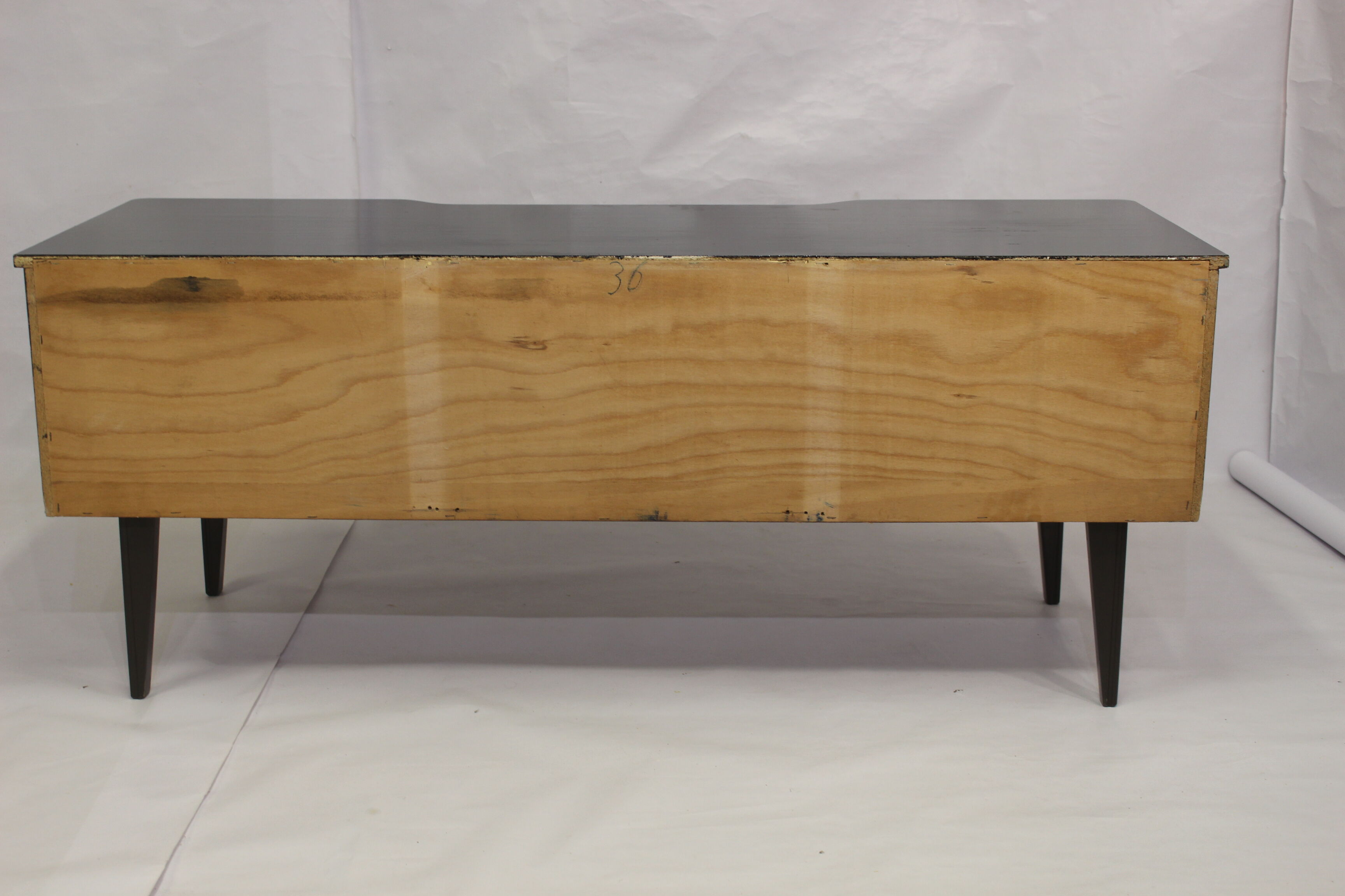 Sideboard wood varnished and dusted 50s