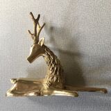 Vintage brass deer