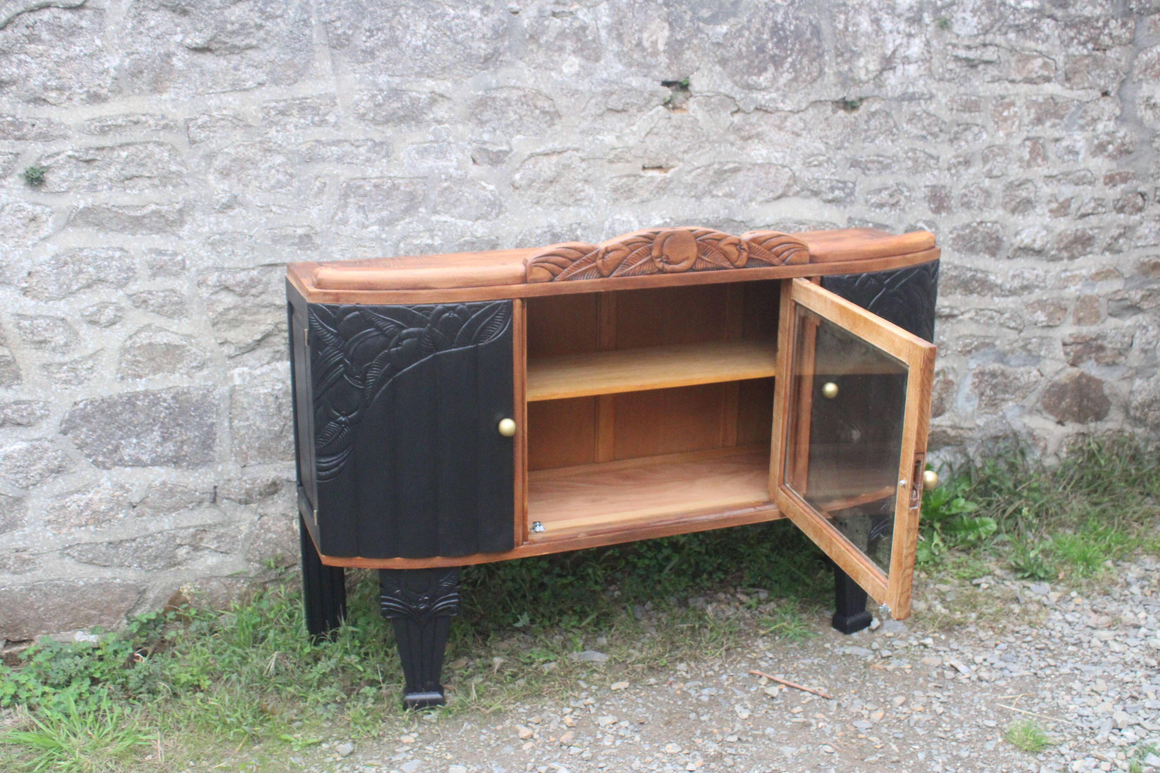 Superb renovated vintage Art Deco sideboard – Unique piece