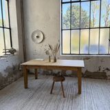 Solid oak farmhouse table 180 cm