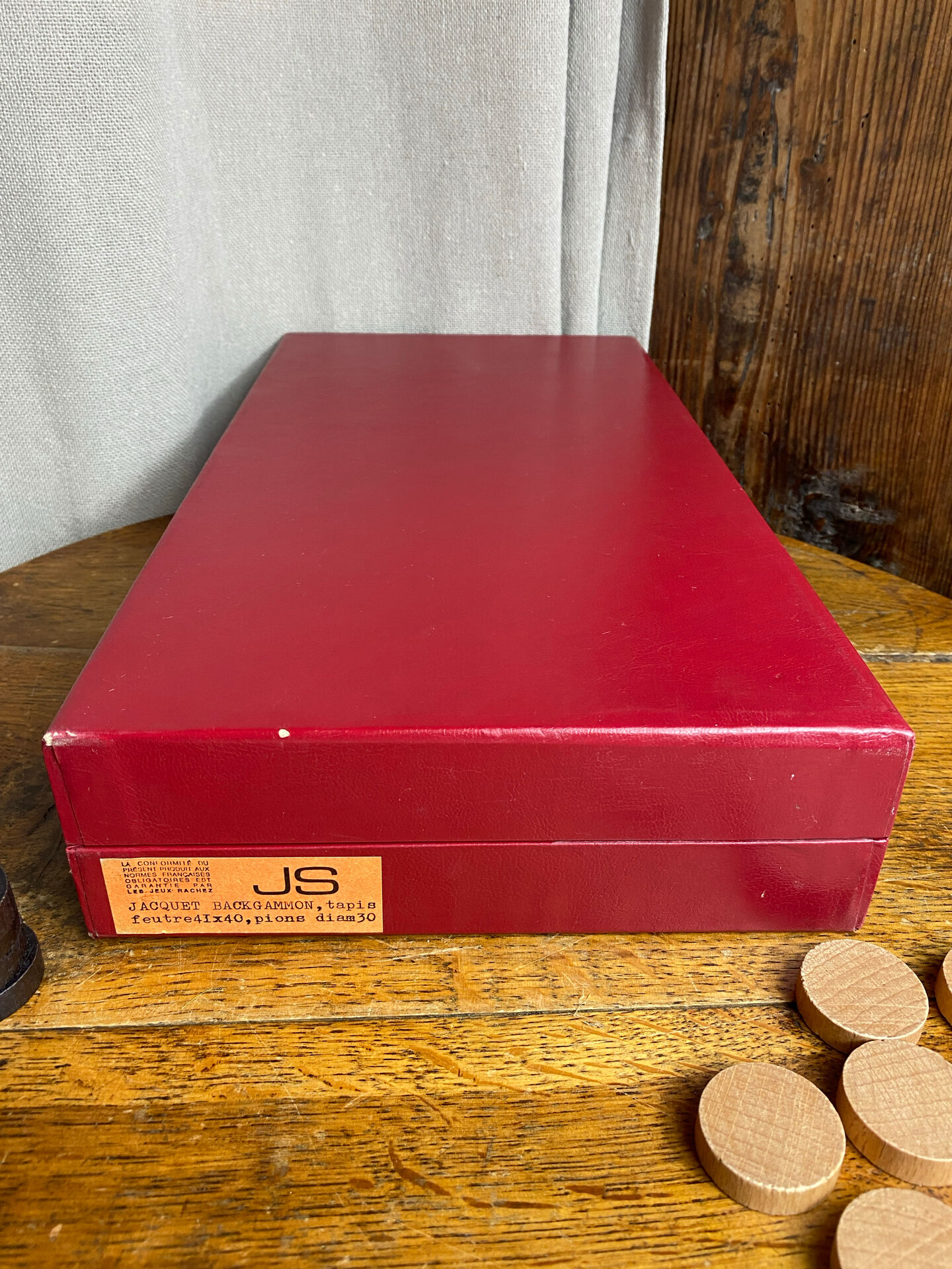 Jeu de backgammon Rachez Paris