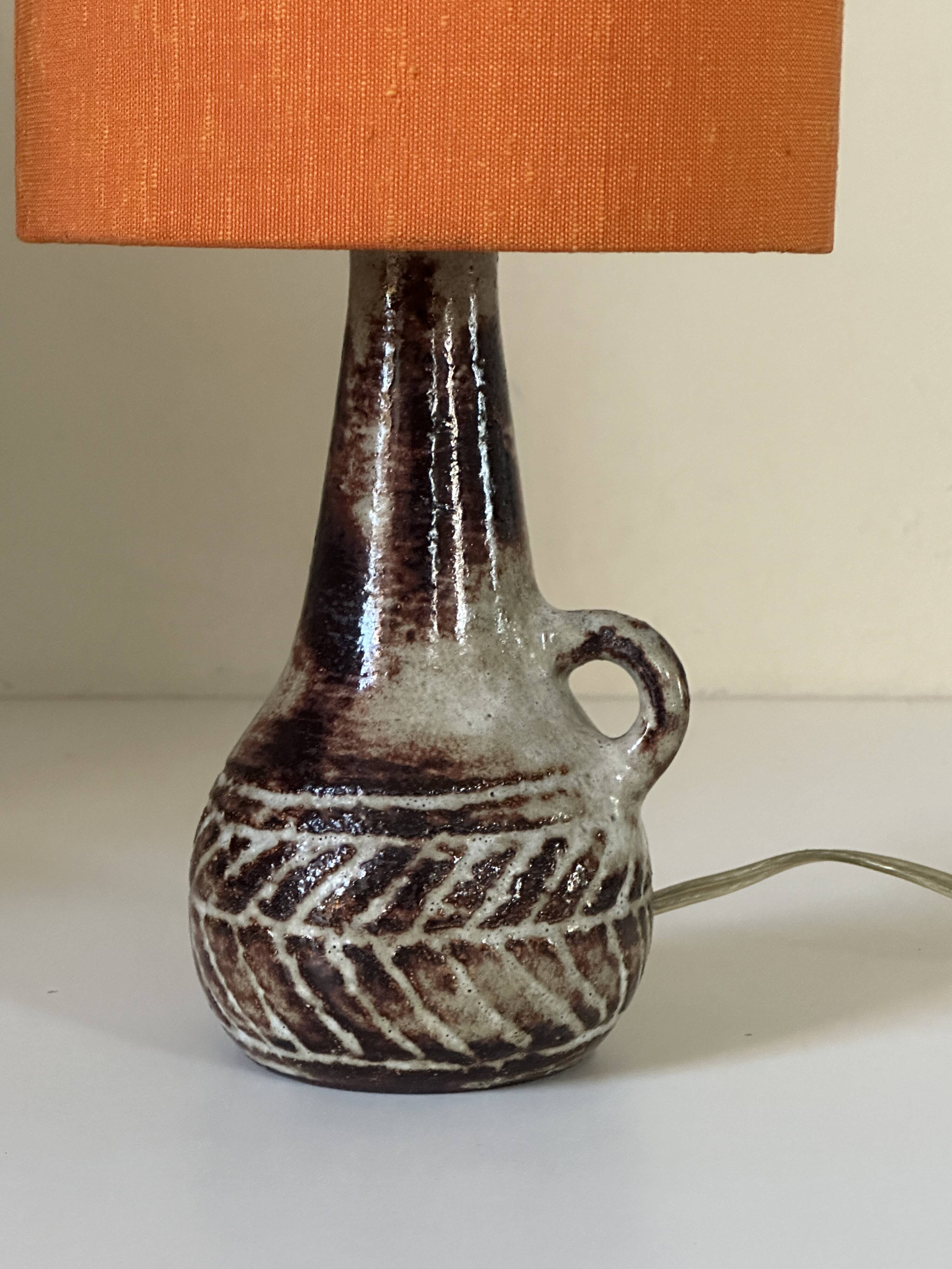 Lampe en céramique Olivier petit design vintage années 60