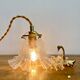 Vintage glass tulip walker
