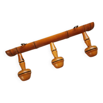 Porte-manteau vintage en bois