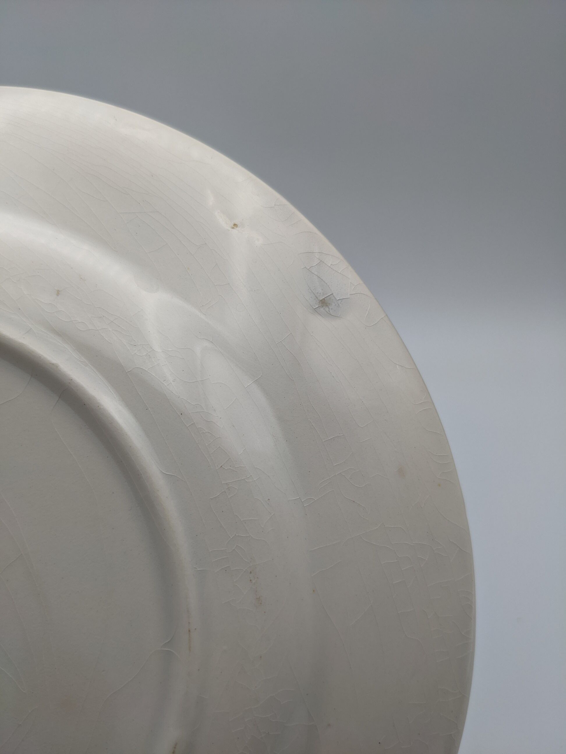 Lot 10 dessert plates digoin sarreguemines model dunkirk floral decoration