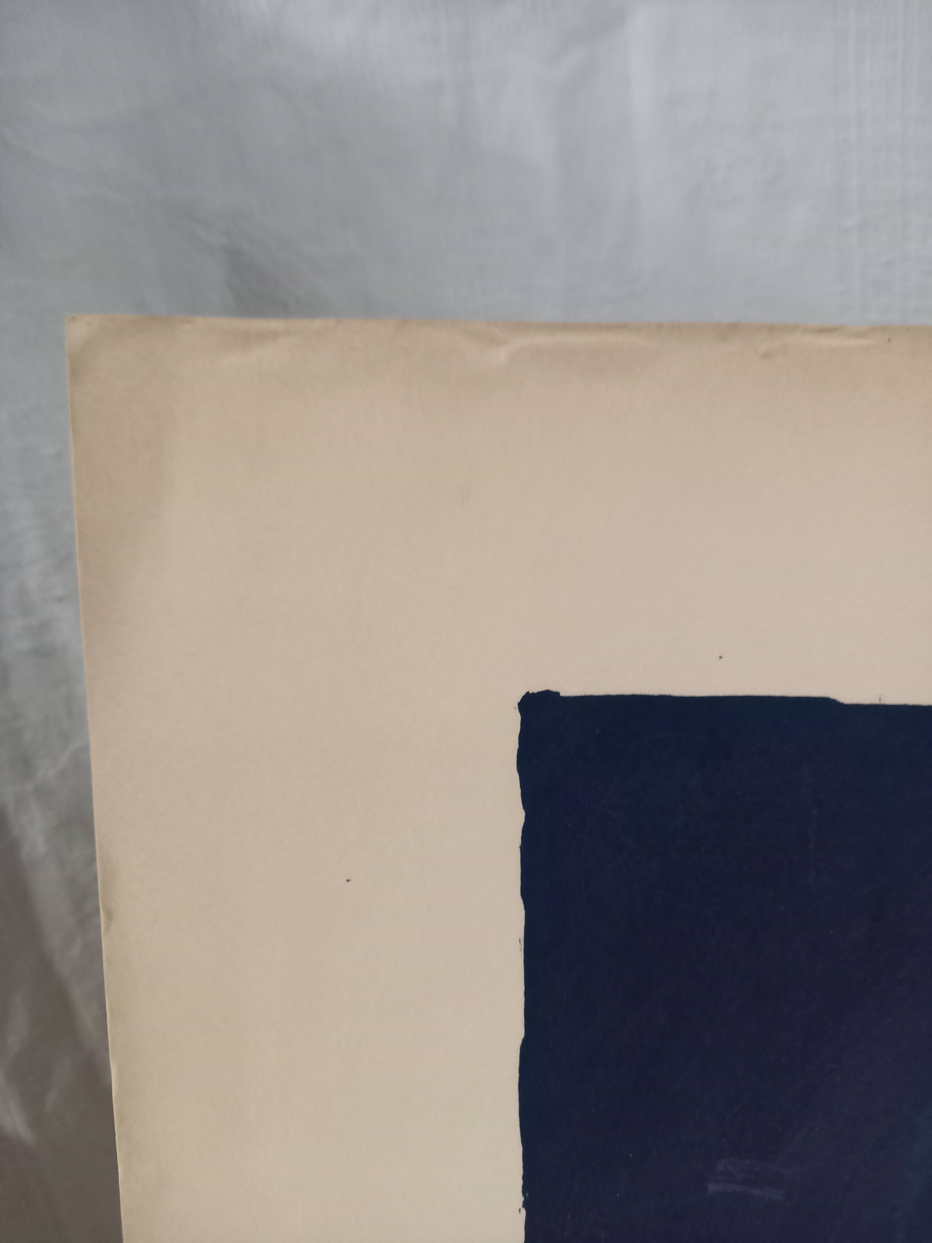 Lithograph by Bernard Cathelin, Mexican Market, 1965