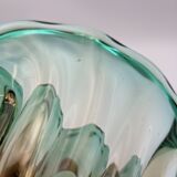 Vide-poche vase verre soufflé coquillage murano seguso bullicante