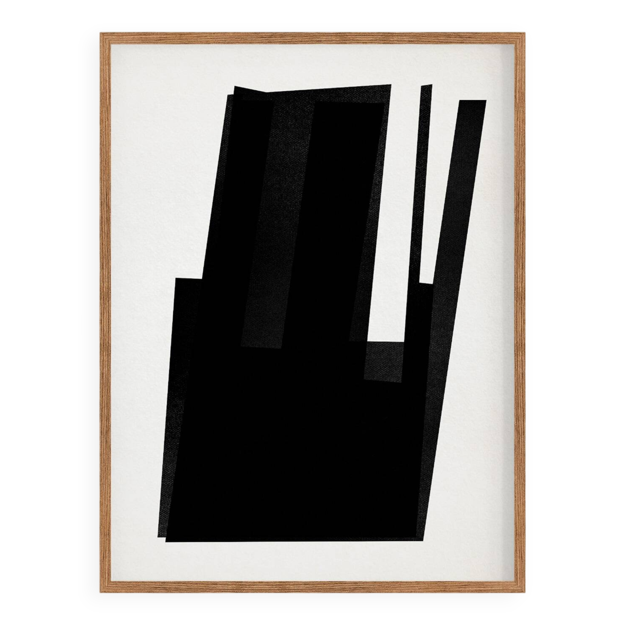 Abstract black giclee print, 50x70cm