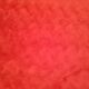 Round carpet in red moumoute style pelfran diameter 130cm vintage