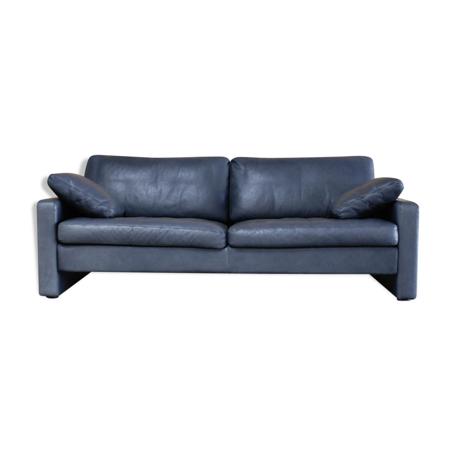Vintage Conseta Sofa in Blue Cor Leather