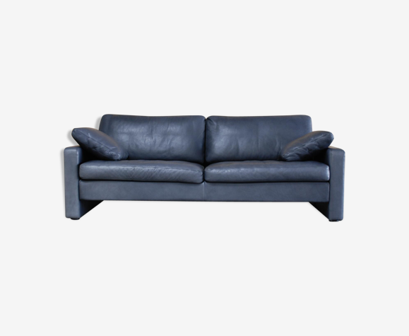 Vintage Conseta Sofa In Blue Cor Leather Selency Vintage Conseta Sofa In Blue Cor, Denis Leather Sofa