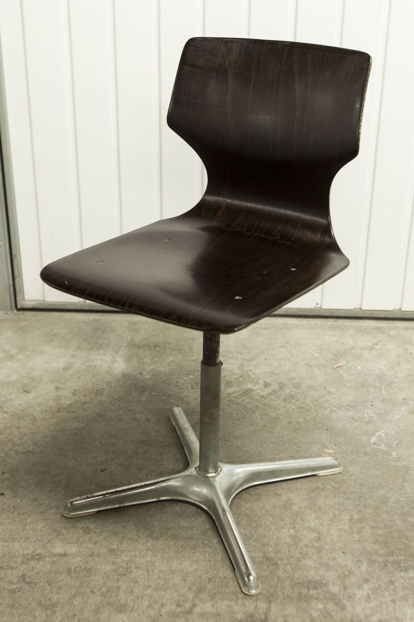 Pair of vintage evolutionary chairs by Adam Stegner for Flötotto Pagholz, 1970