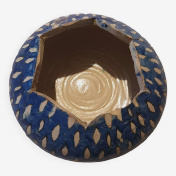 Morocco white blue ceramic