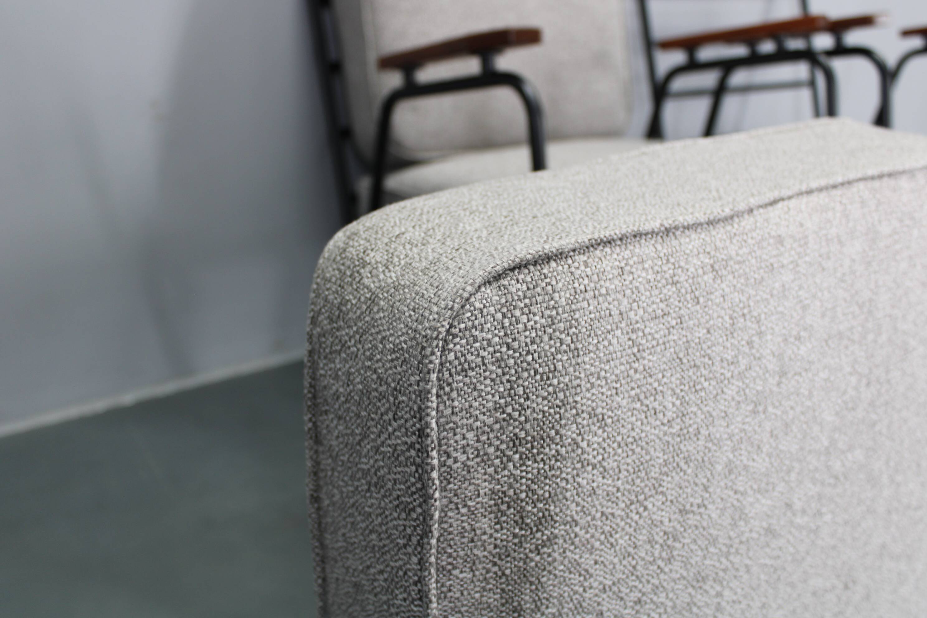 1950s pair of rare restored armchairs by RAWI, Netherlands