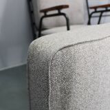 1950s pair of rare restored armchairs by RAWI, Netherlands