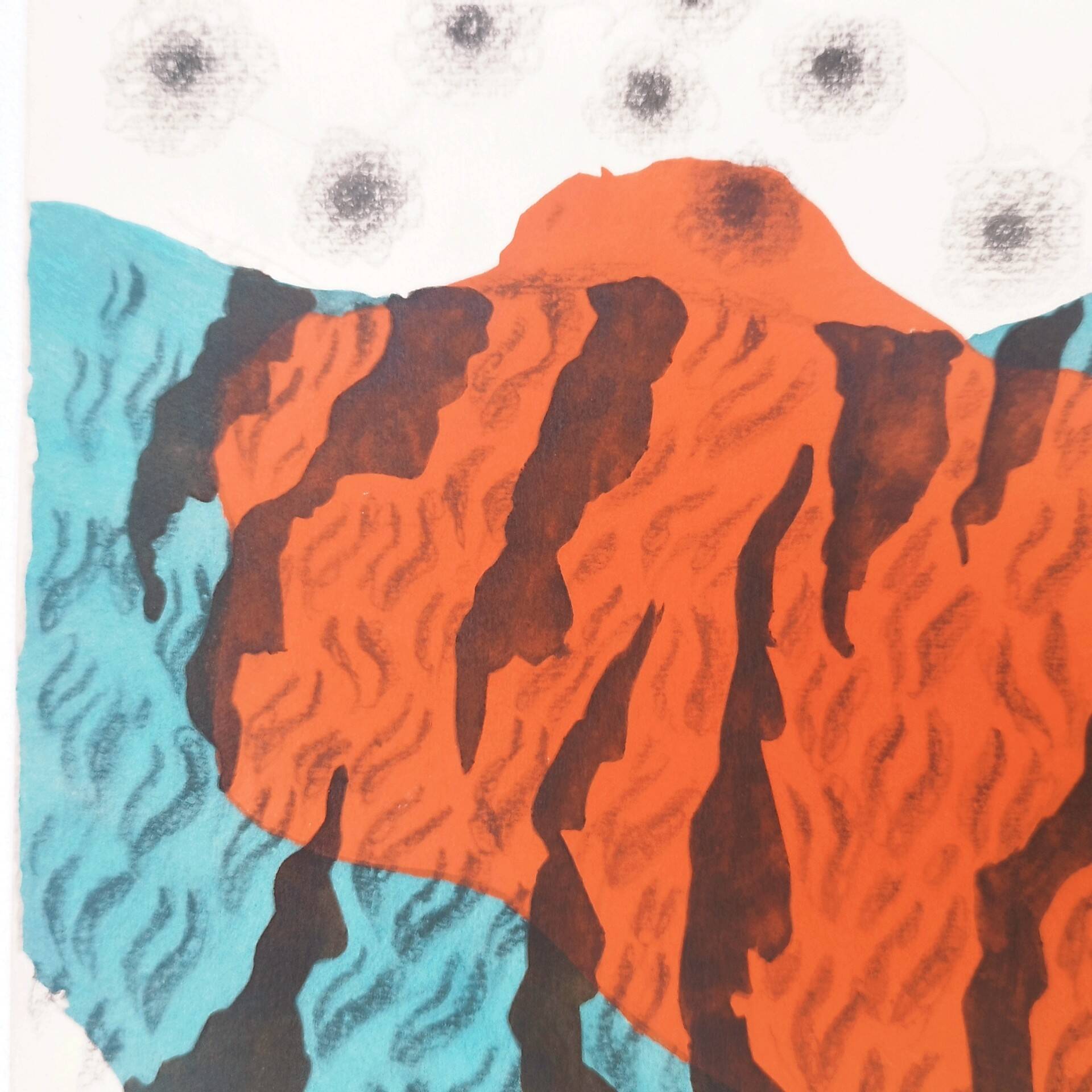 Lithograph Jean Lurçat collection vintage animality