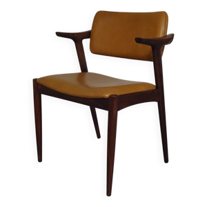 Rosewood & Leather Armchair - 1960s