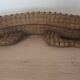 Sculpture crocodile Awalé in wood - African art craftsmanship (74 cm)