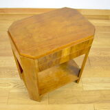 Art Deco walnut pedestal table 1930