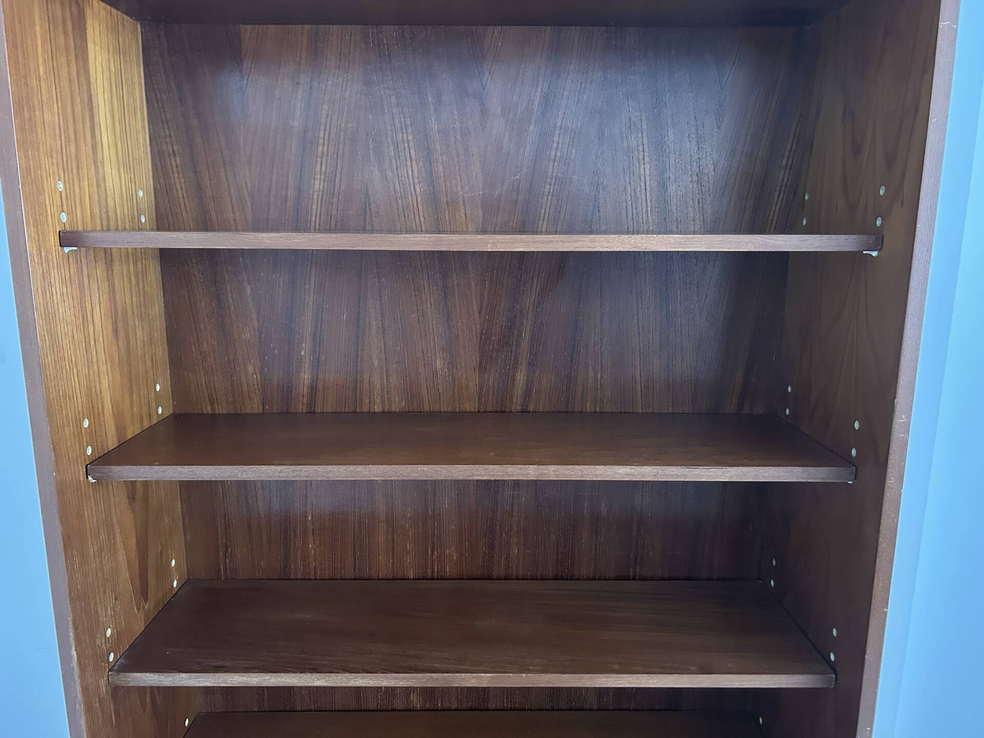 Vintage mid century modern bookcase Scandinavian style