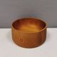 Danish bowl in turned wood 1970s