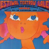 Affiche de théatre polonaise polish poster originale de 1969