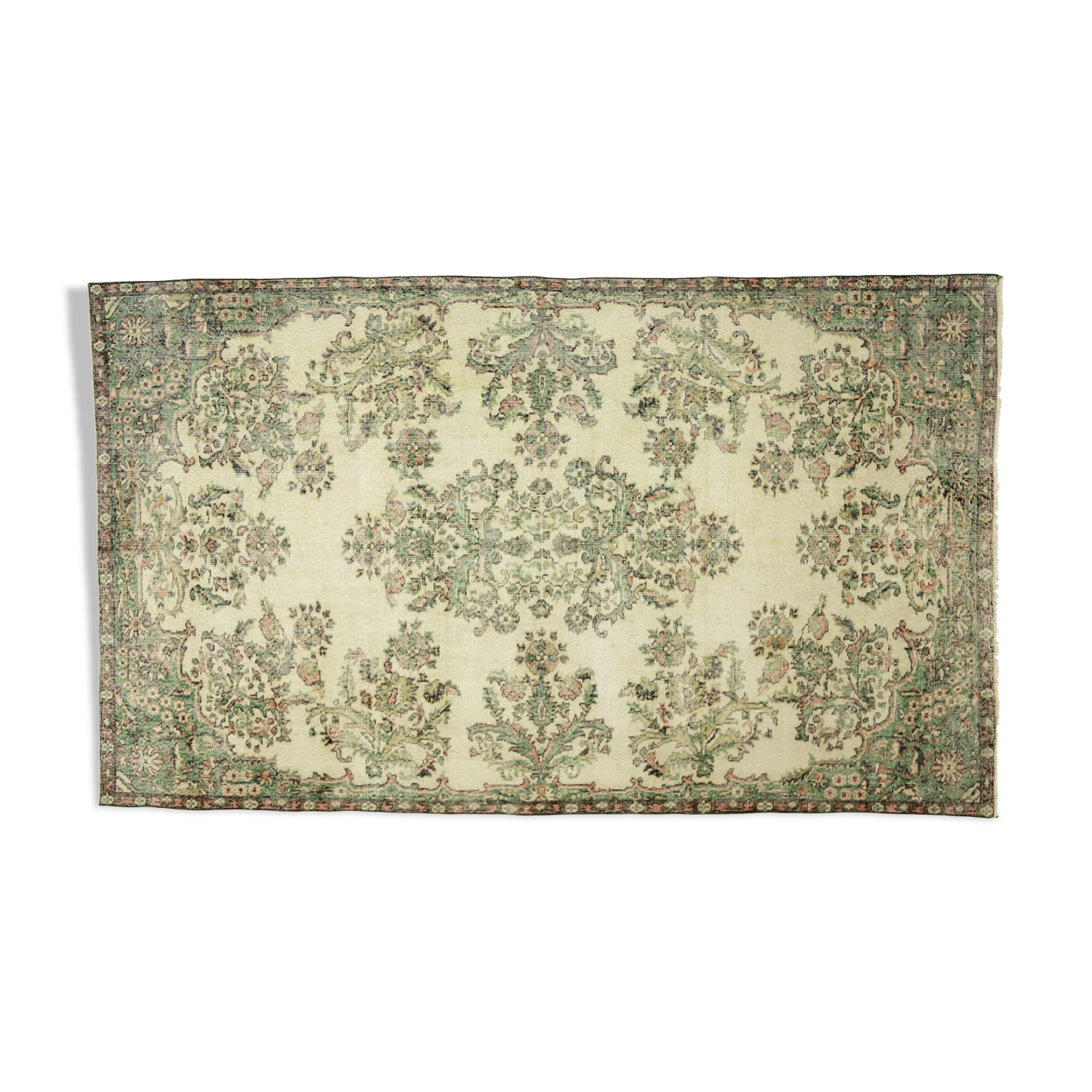 Handmade vintage rug 275 cm x 166 cm