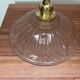 Vintage pink Art Deco glass wall lights