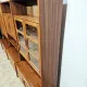 Multifunctional, modular shelving unit/wall system, teak, Denmark, 60s/70s
