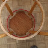 3 Baumann stools 700mm skai