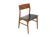 Chaise scandinave en teck en skaï, Danemark, 1960