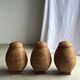 Large oval basket Indonesian weaving with lid H65 D50