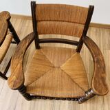Pair of mulched armchairs