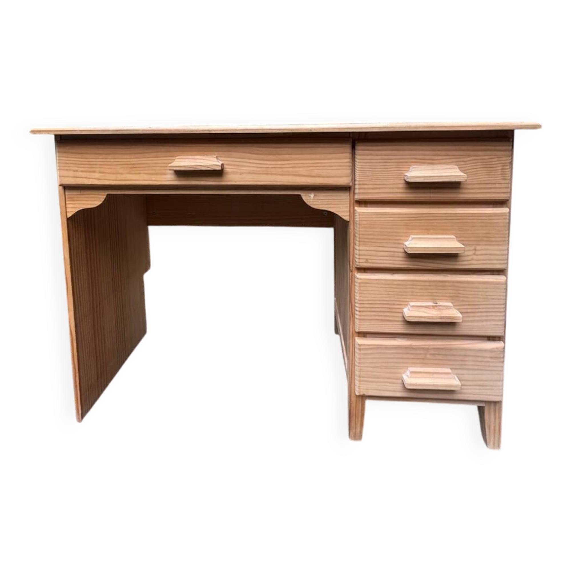 Solid wood desk