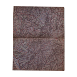 Old map of the Autun region of Château Chinon