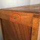 Small wooden library shelf