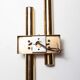 Lot of 4 golden wall lamps