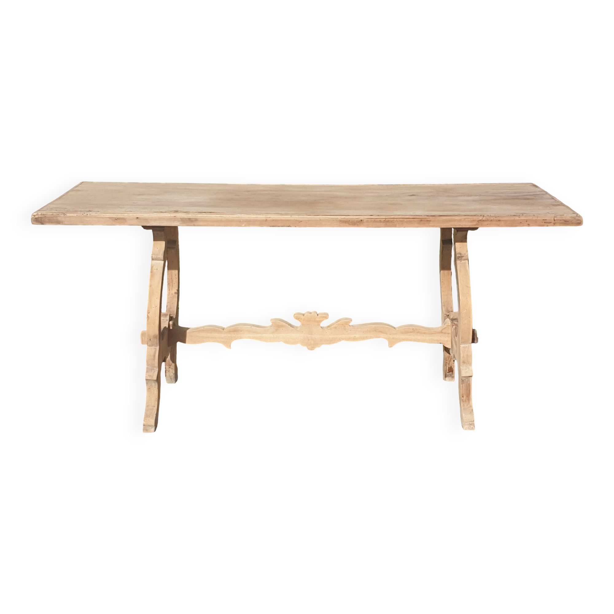 Table Espagnole en bois naturel 178 cm de long