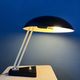 Vintage black flexible desk lamp by Hala, Bauhaus style