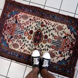 Tapis vintage fait main Mahal 72cm x 108cm - 1C1013