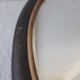 Miroir rond bois