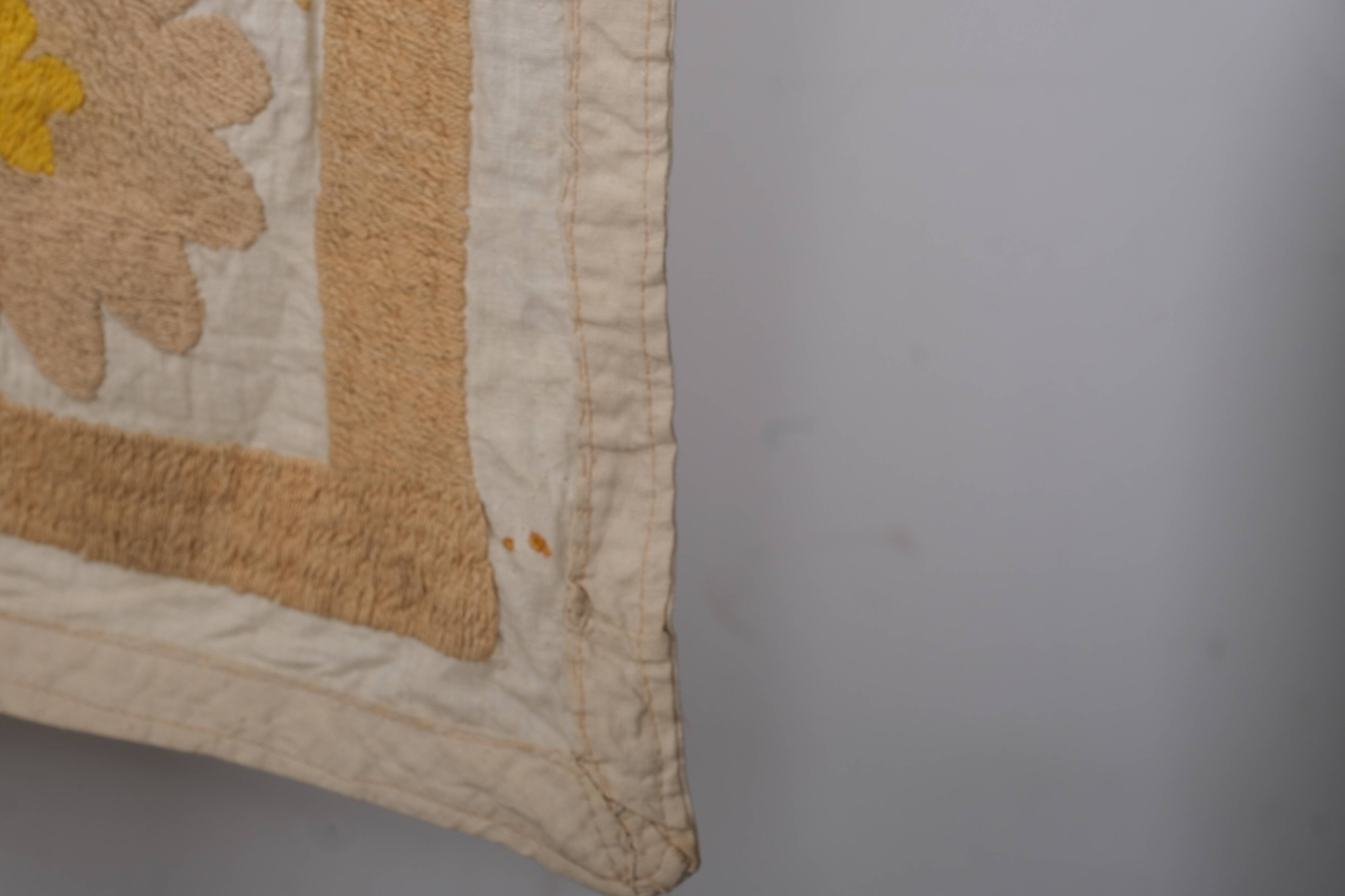 Hand knotted rug, vintage turkish rug 152x152 cm
