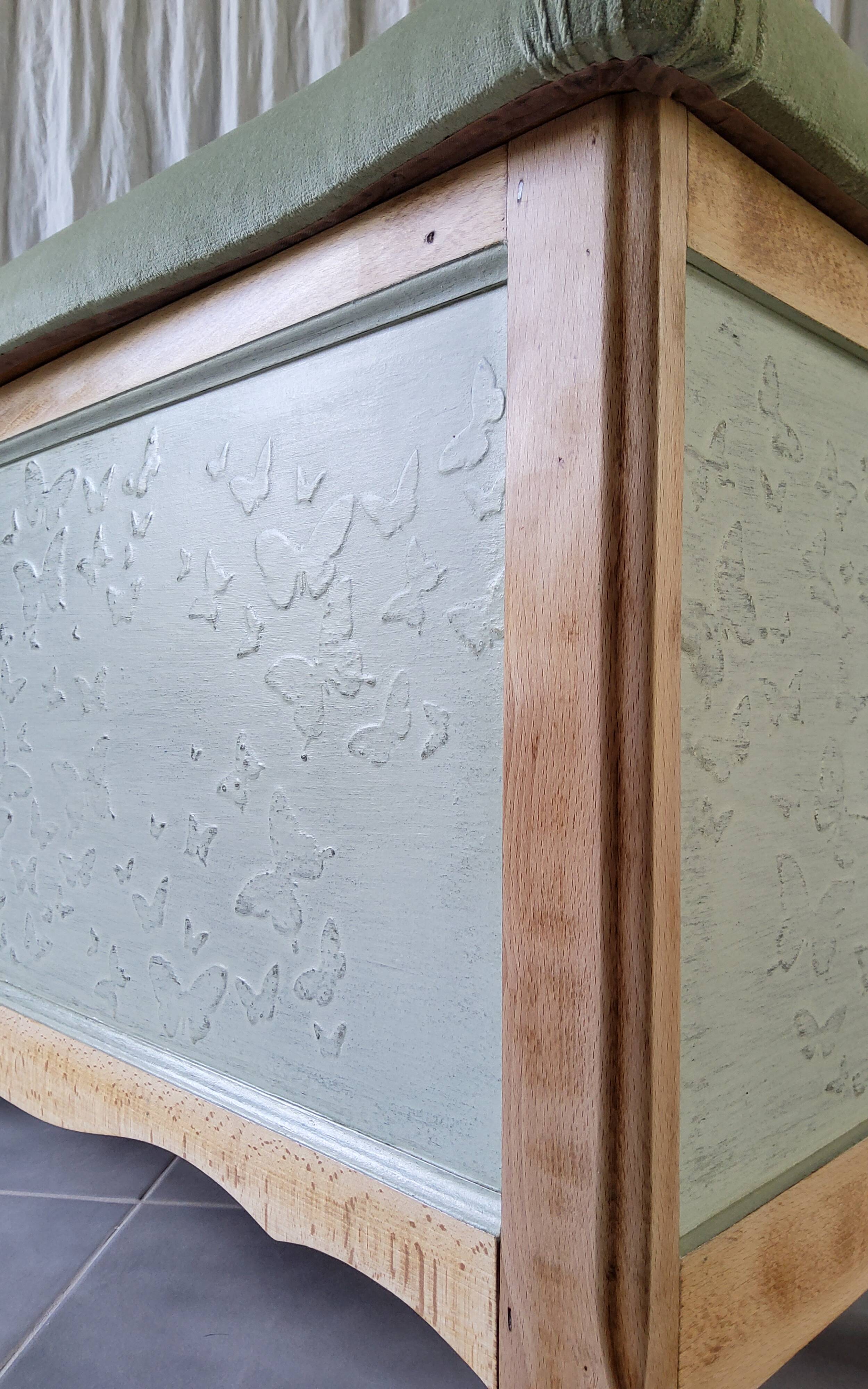 Patinated bank safe