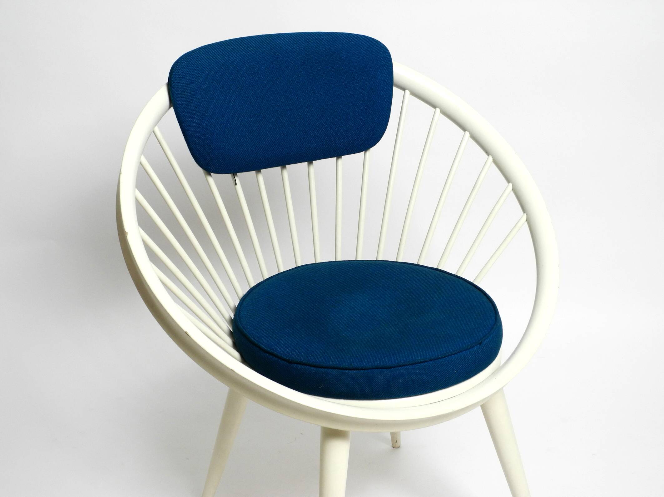 Original 1950s Yngve Ekström Circle Chair for Swedese - Made in Sweden