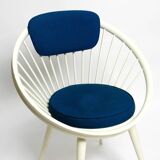 Original 1950s Yngve Ekström Circle Chair for Swedese - Made in Sweden