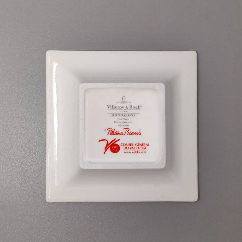 Magnifique Cendrier ou Fourre-Tout des Années 1990 en Porcelaine par Paloma Picasso pour Vill