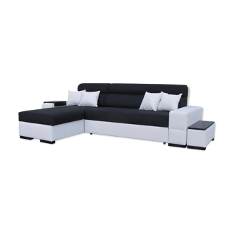 Convertible corner sofa Aurore