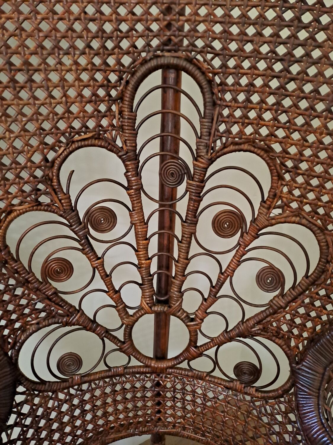 Emmanuelle rattan armchair