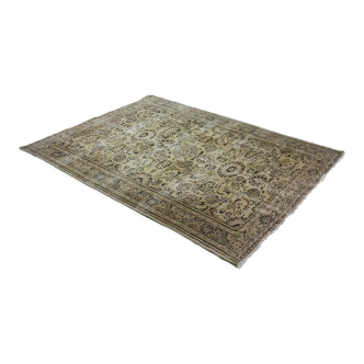 Anatolian handmade vintage rug 280 cm x 205 cm