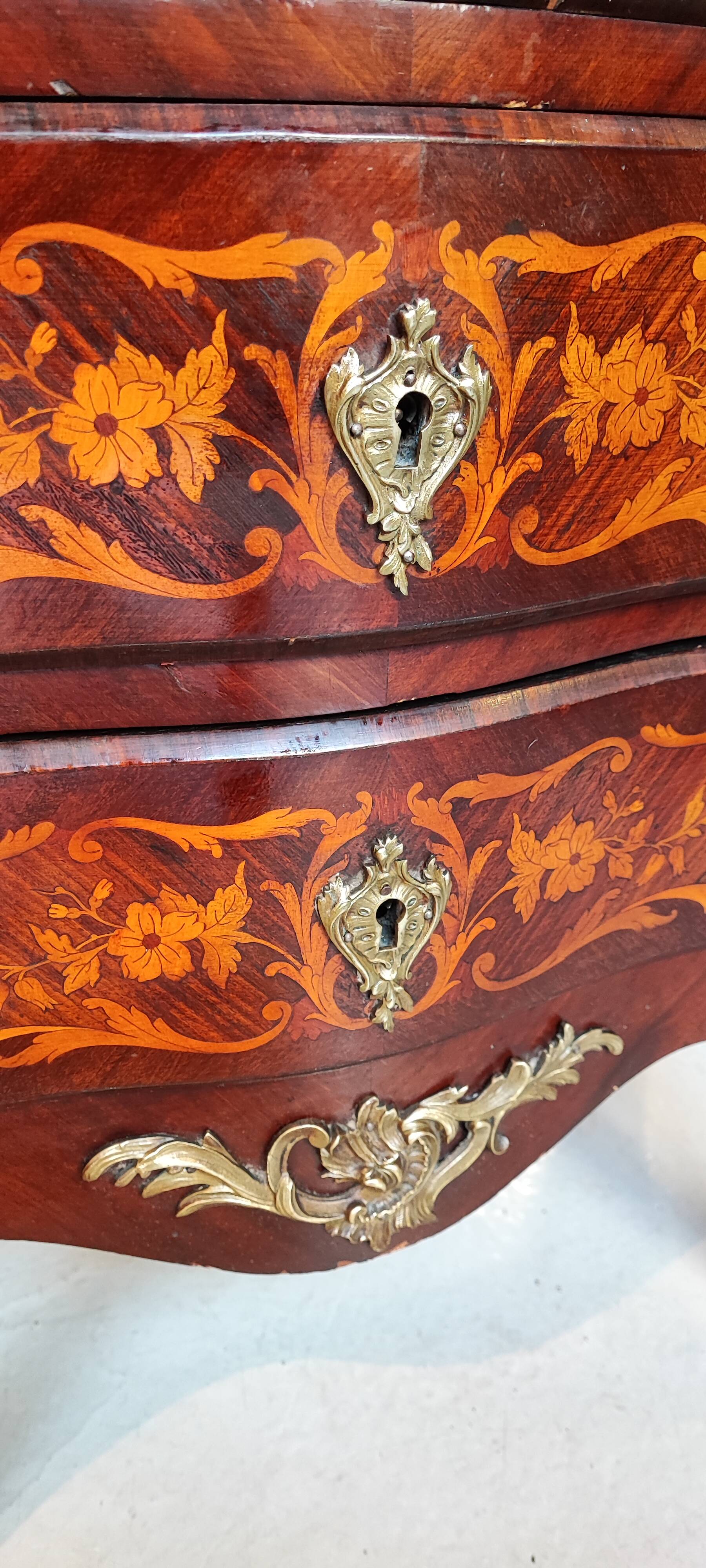 Secretary Louis XV marquetry